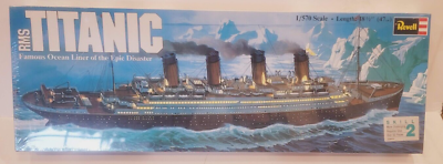 RMS Titanic Vintage Revel Model Kit 1976 1/570 Scale H-445 New in