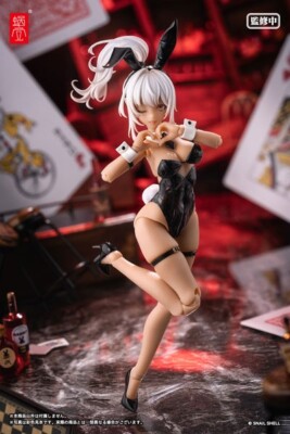Snail Shell Bunny Girl Aileen (schwarze Variante) 1 12 scale Actionfigur UK
