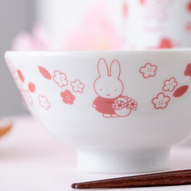 Flower Miffy Japanese tableware Ohanami 3 types Art flower set