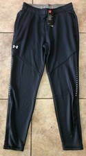 Womens Under Armour ColdGear Hybrid Warm Up Pants Gray 1327445 NWT