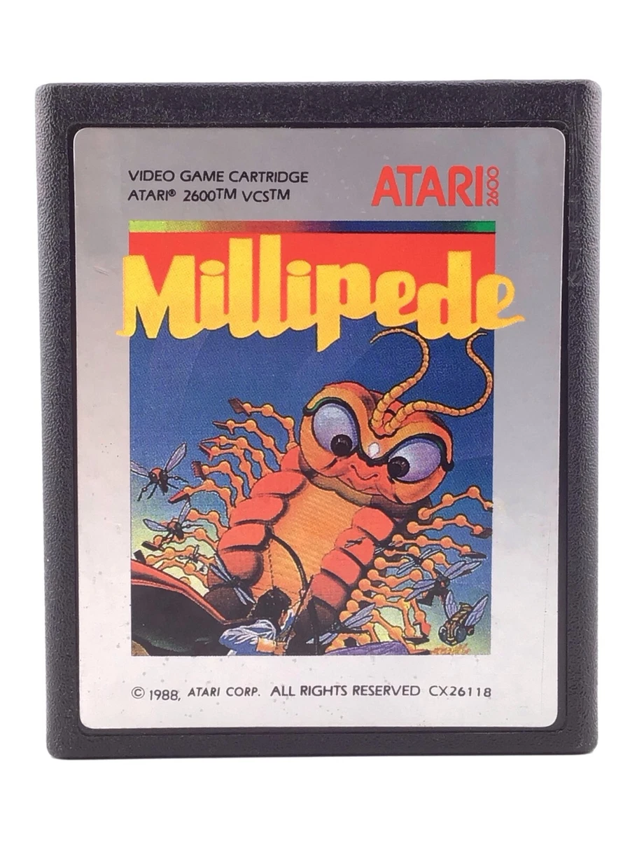 Jeu Atari 2600 - Millipede - Cartouche Très Bon état - Non Testé