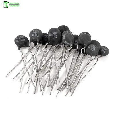 UEI 10SP005 NTC Thermistors Surge Protection N10SP005 5 ohm 10mm 5 Pack