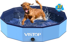 Medium Hard Plastic Shell Portable Swimming Pool for Dogs Cats ,Kids Pet Puppy