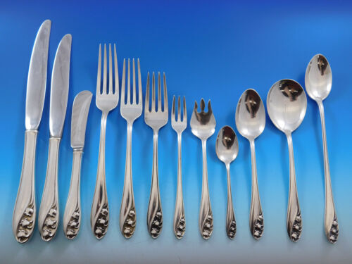 Lily of the Valley by Gorham Sterling Silver Flatware Set 12