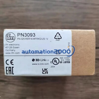 1pc New IFM PN3093 Pressure sensor Quick delivery