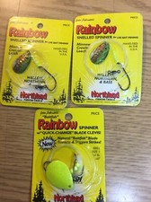 fishing lures, 2,Snelled Spinner,& Quick Change, Silver,Yellow ,fresh Water Fish