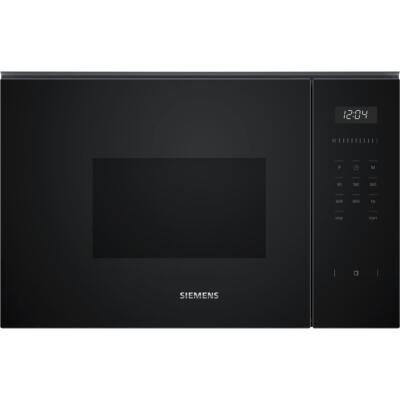 Siemens iQ500, Einbau-Mikrowelle, Schwarz, Edelstahl, BF525LMB1
