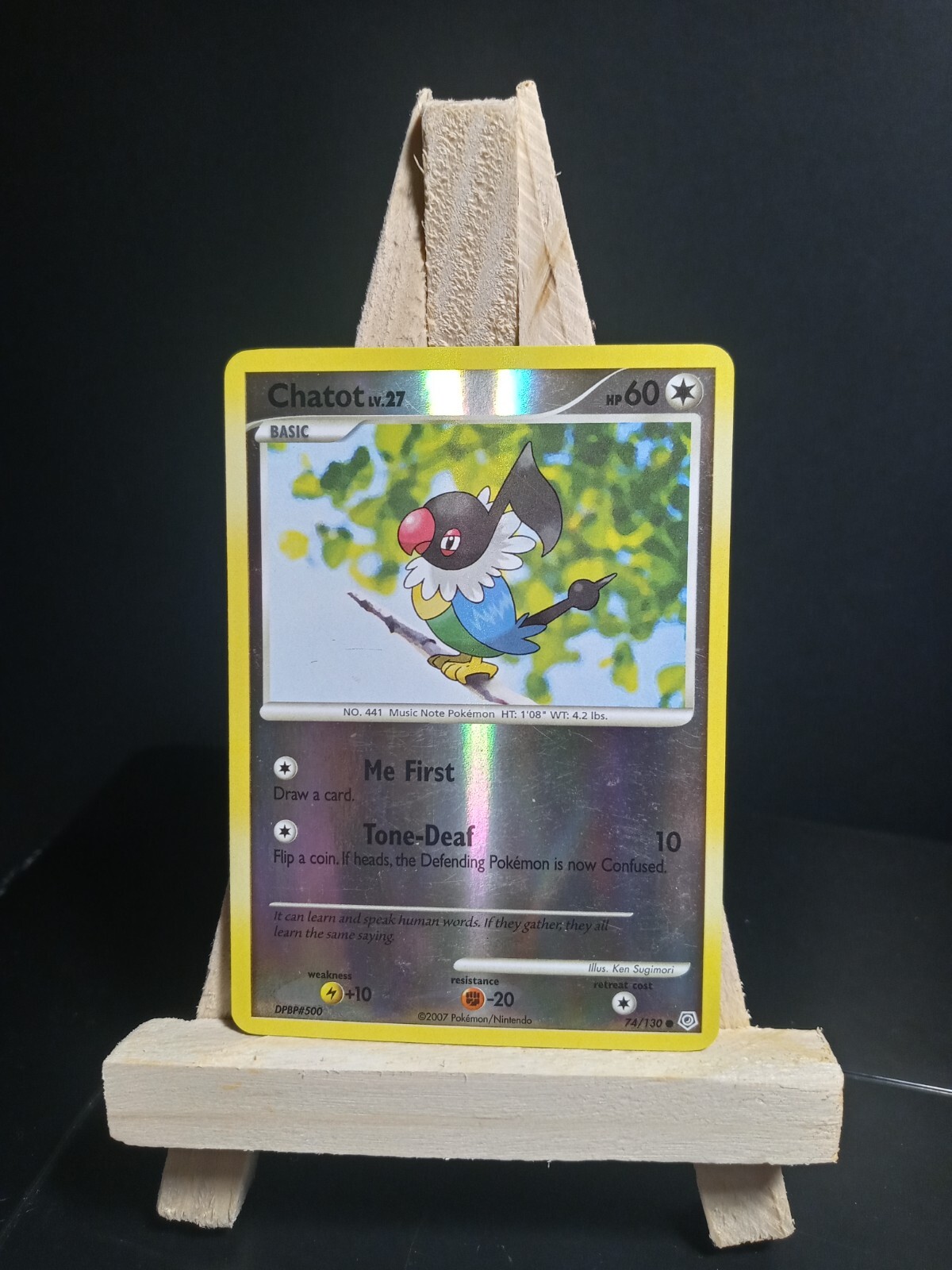 Chatot 74/130 Diamond & Pearl Reverse Holo Pokemon TCG LP