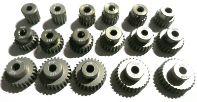 48P Teilungsritzel Zahnräder 3mm 3,175mm Welle, 13T - 41T Zähne, Aluminium, RC Motor