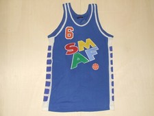 Shirt Jersey Tank Top Basketball Smaf Catanzaro No. 6 Size 5