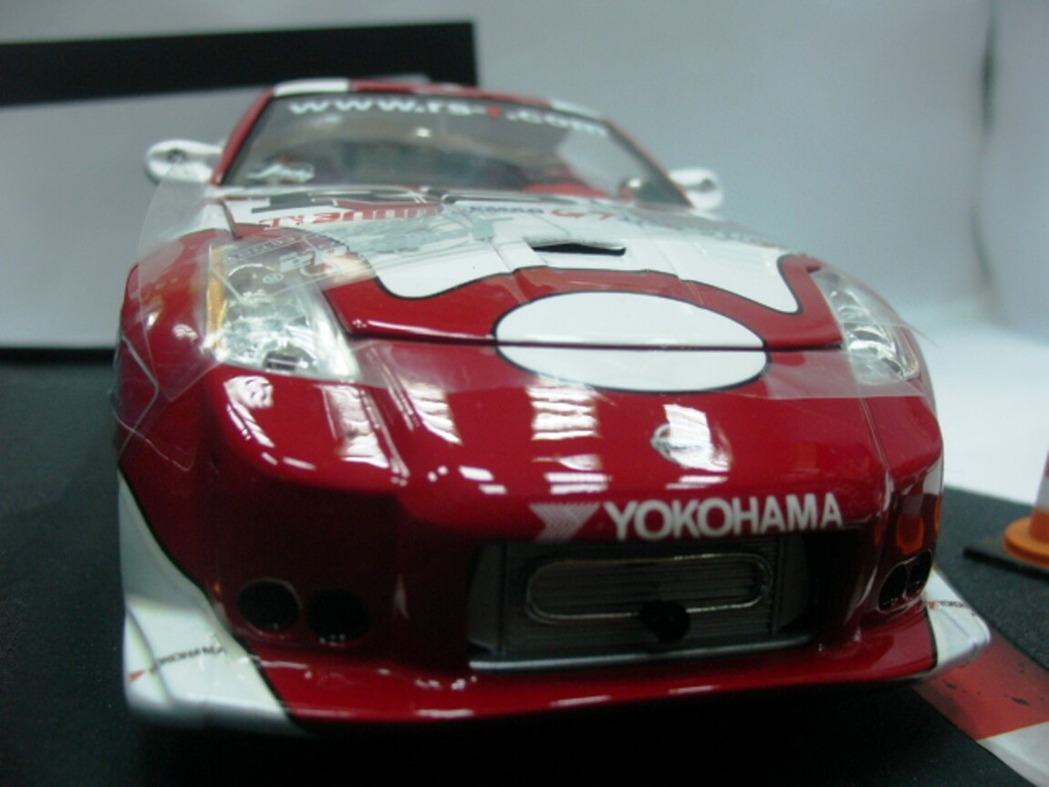 ミニカー Jada Toys Nissan Option D RSR Z33 1/18 WOW EXTREMELY RARE Nissan 350Z Z33 RS*R 2003 Drift