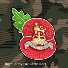 Royal Army Pay Corps RAPC G&S Flower of Remembrance