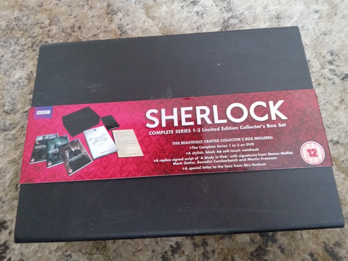 BBC Sherlock S1-3 Limited Edition Collector's Box Set DVD BBC Sherlock S1-3 Limited Edition Collector's Box Set DVD