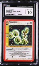 2021 MetaZoo Light Elemental Nightfall: First Edition 54/163 Reverse Holo CGC 10