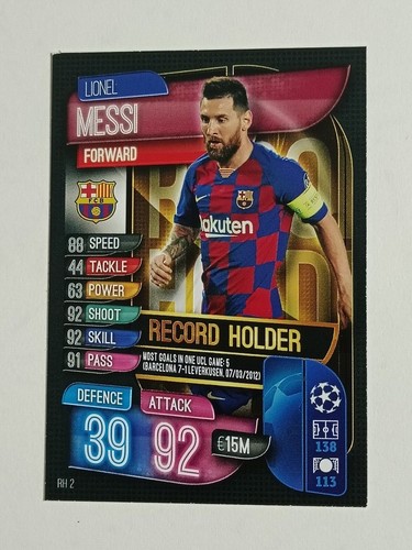 Topps Panini LIONEL MESSI Cards Stickers - Picture 41 of 138