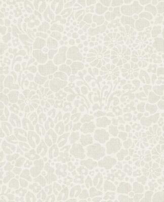 Eijffinger Tapete 340550 Groovy Blumen Blüten weiß creme Retro Vlies Vliestapete