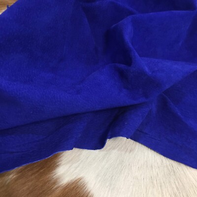Pig Suede Leather Hide 6-8 SF 2oz Soft Velvet 16 Colors Bag Shoe Lining Craft
