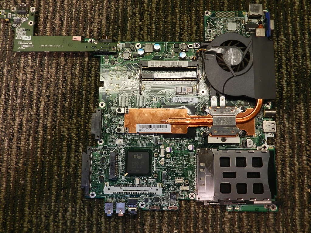 Acer Aspire 3680 Laptop Motherboard with 1.86GHz Celeron CPU and 1GB RAM Combo-image