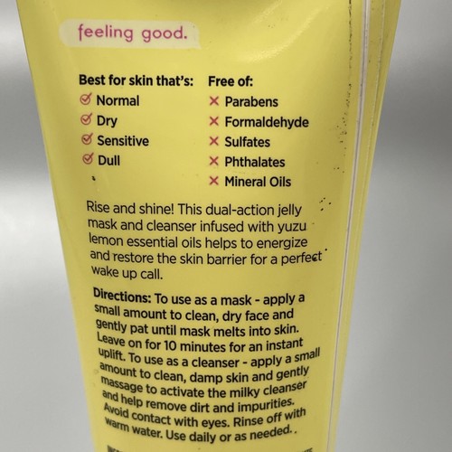 Lot Of 2 Freeman Energize Jelly Facial Mask & Cleanser For Exhausted Skin & Mood - 第 5/6 張圖片
