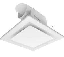 Powereng Household Bathroom Exhaust Vent Fan Kit w/Hose 11.8"x11.8" New