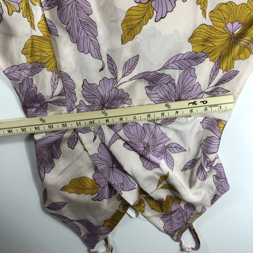 Monteau Womens Large Pink Floral Spaghetti Strap Dress 1330 - Picture 7 of 13