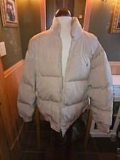 Polo Ralph Lauren Alpine World Cup Racing piumino con cappuccio bianco TG XXL foro