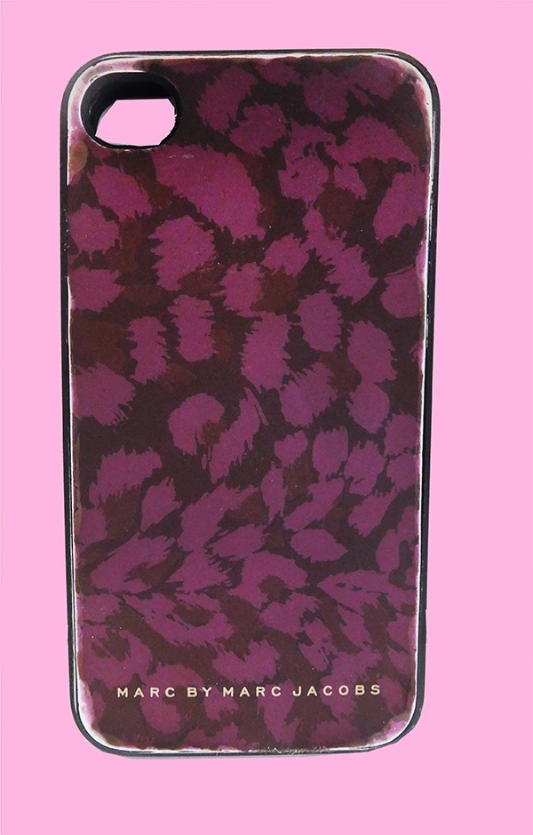 MARC JACOBS "JUNGLE SILK" Rubber iPhone 4 Cover Case Msrp $32.00