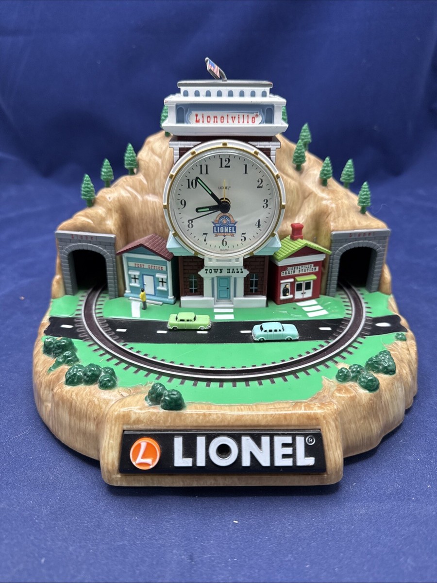 『レア』LIONEL TRAINS 100th ALARM CLOCK Vintage Lionel 100th Anniversary Talking Train Alarm Clock