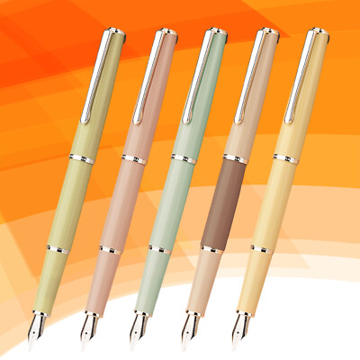 2023 New Hongdian 920S Fruit Color Resin Fountain Pen EF/F Nib Writing Penar