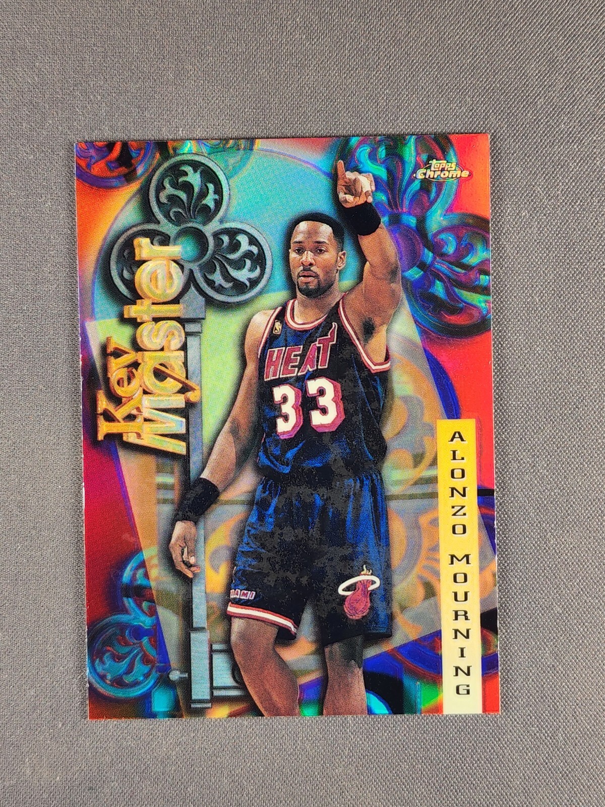 1997-98 Topps Chrome Season's Best Key Master #24 Alonzo Mourning Refractor