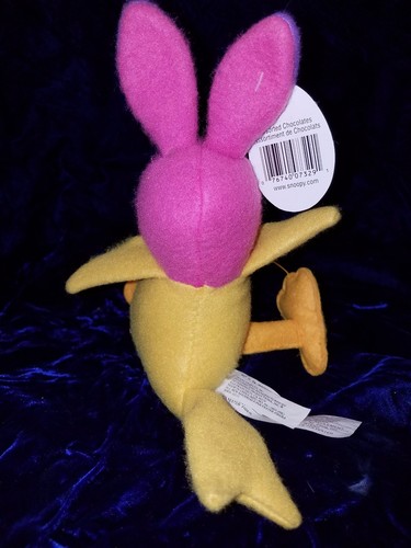NUOVO WHITMANS PEANUTS CONIGLIO PASQUALE PORTA CARAMELLE ROSA E VIOLA - Foto 5 di 5