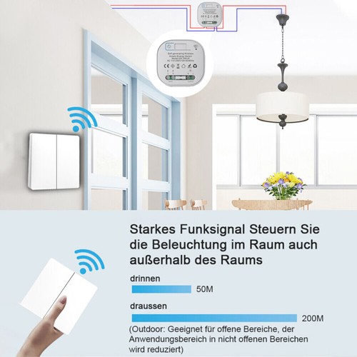 Funkschalter System KINETIC Funk-Wand-schalter & Funk-Empfänger batterielos! - Bild 7 von 17