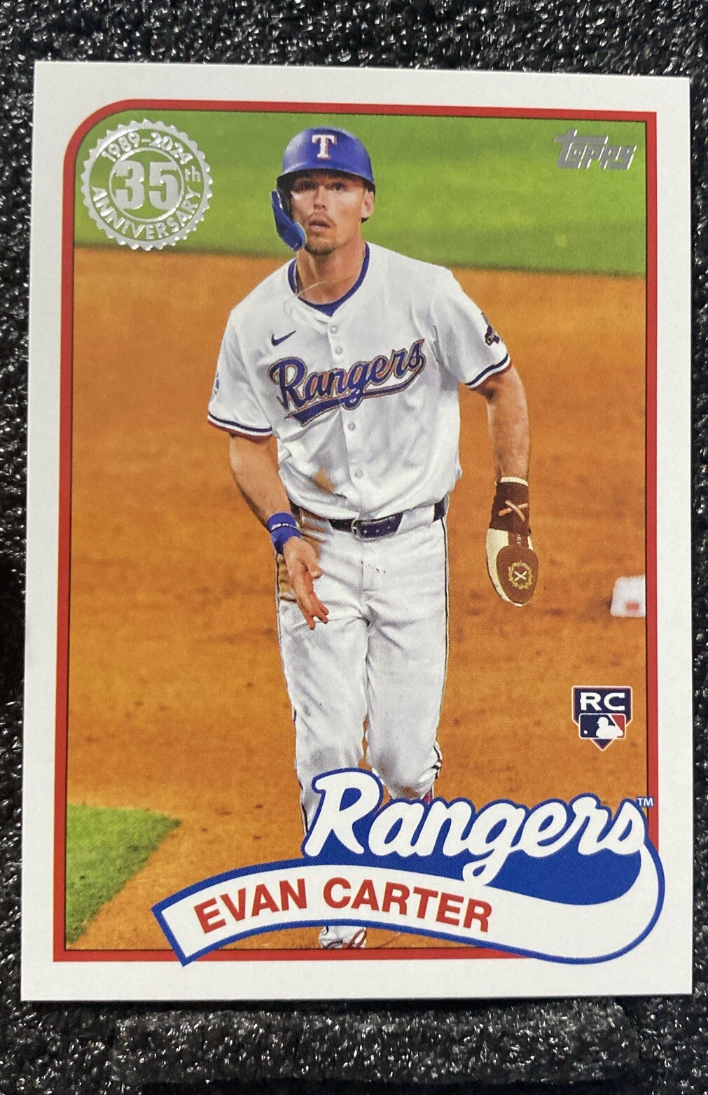2024 Topps Update - 1989 Topps Baseball #89US-49 Evan Carter Rangers