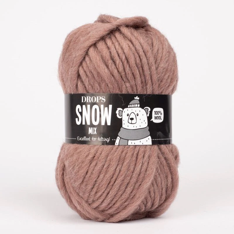 Drops Snow Bulky Yarn Wool Yarn for Knitting Feltable Wool Yarn Felting  Yarn Super Bulky Yarn Chunky Wool Yarn Drops Eskimo 