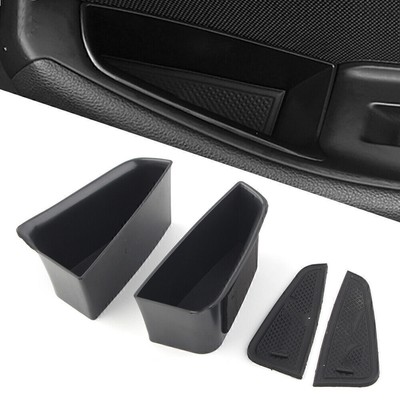 Rear Door Handle Armrest Storage Box Tray Bin Kit For Audi A3/S3 2014-2018 USA