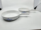 Vintage Corning Ware Blue Cornflower P-83-B 6 1/2" Set of 2 Skillets Pre-owned