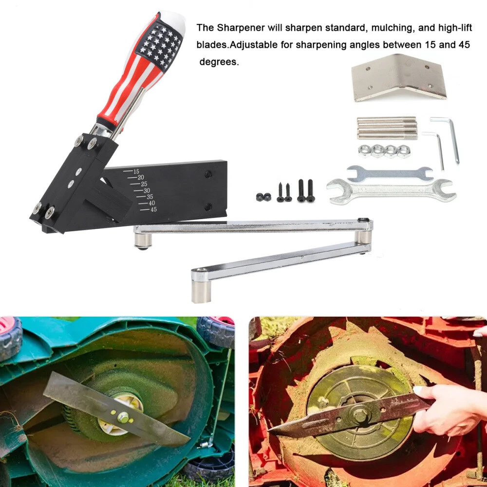 Sharpener 5005 Model Lawn Mower Blade Sharpener Black For Straight and Standard