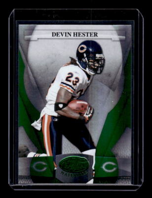 2008 Leaf Certified Materials Mirror Emerald 22 Devin Hester /5 NM-MT EXACT SCAN