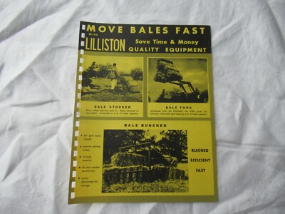 Lilliston bale movers specification sheet brochure 