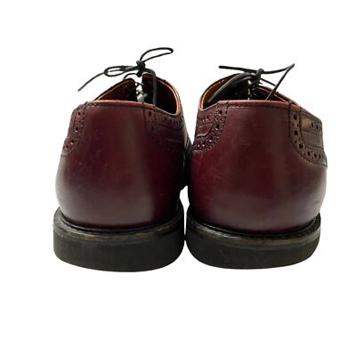 Bostonian Men\'s Stress Relief Design Burgundy Wingtip Balmoral Oxford Shoes 8.5 Bostonian Men main image 3