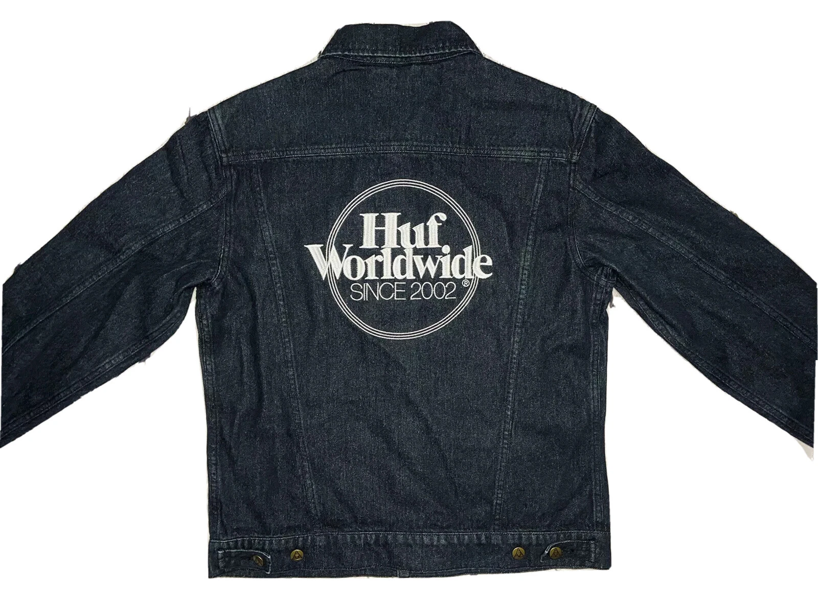 *NEW* HUF Worldwide Since 2002 Men's Black Denim Jacket; $100.00; Size M
Opens in a new window or ta