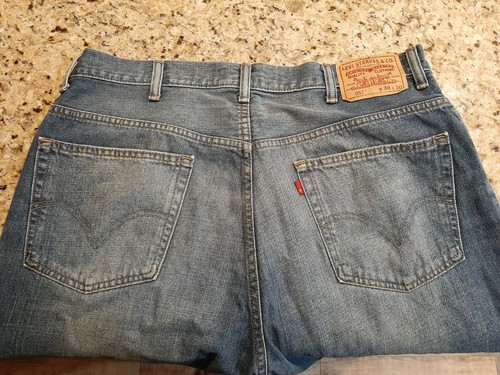 Levis 557 jeans 38x30 Blue Red Tab Great Color | eBay