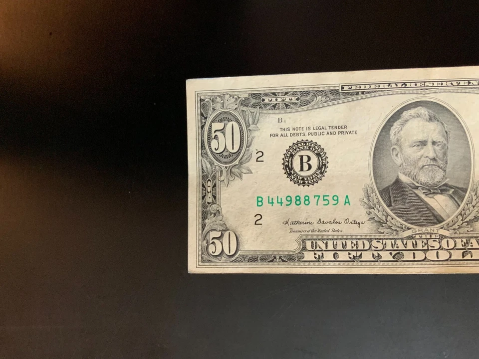 1985 $50 DOLLAR BILL B44988759A - Image 4 of 4