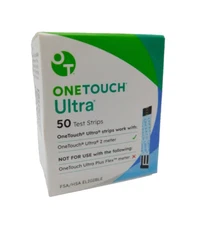 NEW One Touch Ultra Test Strips 1 Box Of 50 EXP 12-31-2026 Sealed FRESH