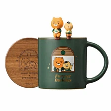 Starbucks Korea 2024 Kakao Friends MyBuddy Ryan & Choonsik Mug Set 🔸Tracking🔸