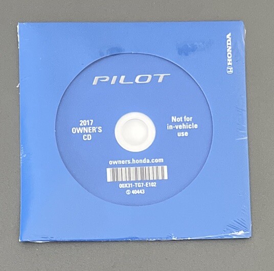 2017 Honda Pilot owners manual/owners CD sealed BRAND NEW 17