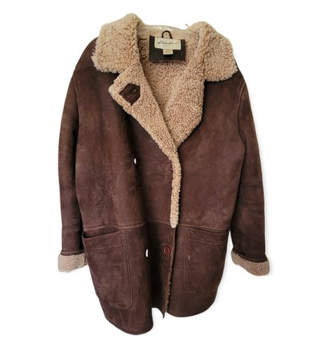 Eddie Bauer Sheepskin Mouton Coat 