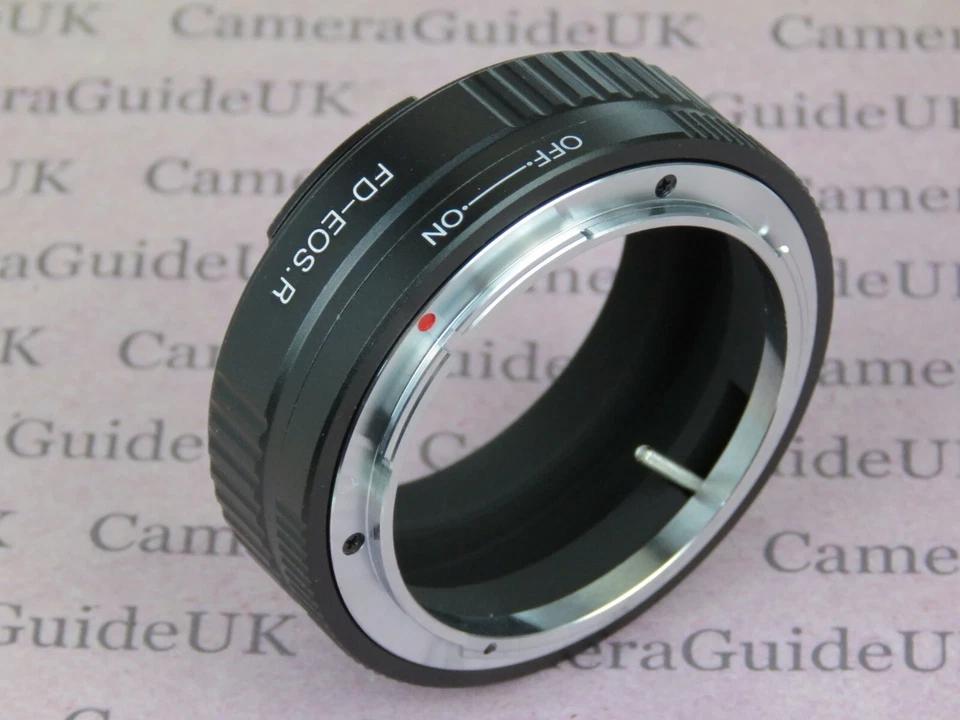  FD-EOS R Mount Adapter Ring For Canon FD Lens to Canon EOS R10 R7 R3 R5 R6 Ra R - Image 2 of 4