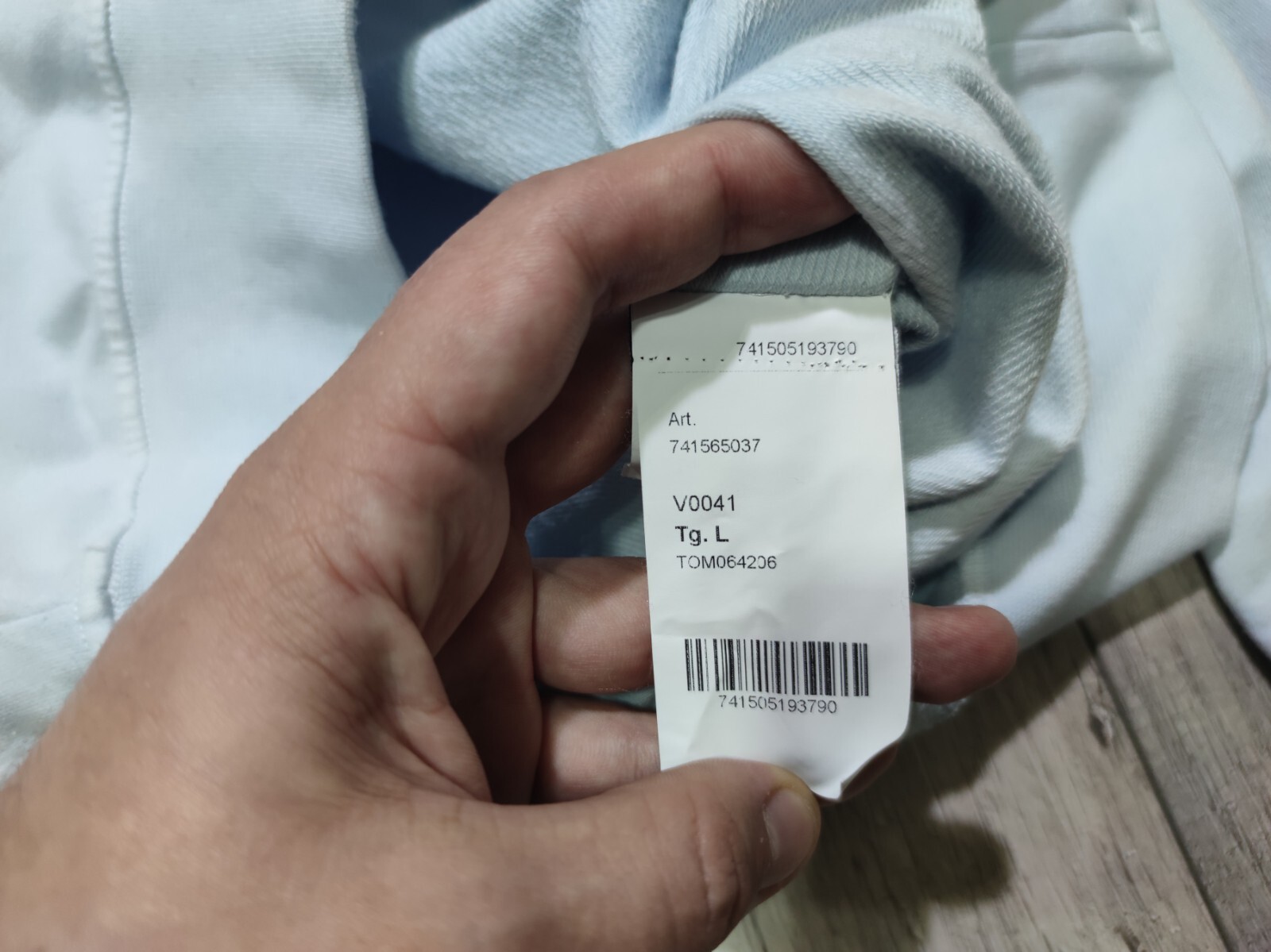 Stone Island Patch Program Light Blue Crewneck Sw… - image 9