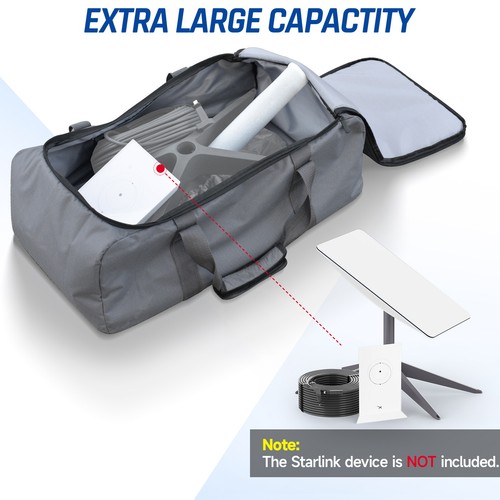 Backpack Travel Bag Kit for Starlink V2 Travel Case SpaceX Dish Bag - Picture 9 of 14